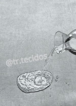 Tecido Impermeável Acqua Linea Sapucaia Cinza TK - 1,40m de Largura