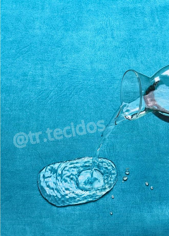 Tecido Impermeável Acqua Linea Sapucaia Azul - 1,40m de Largura