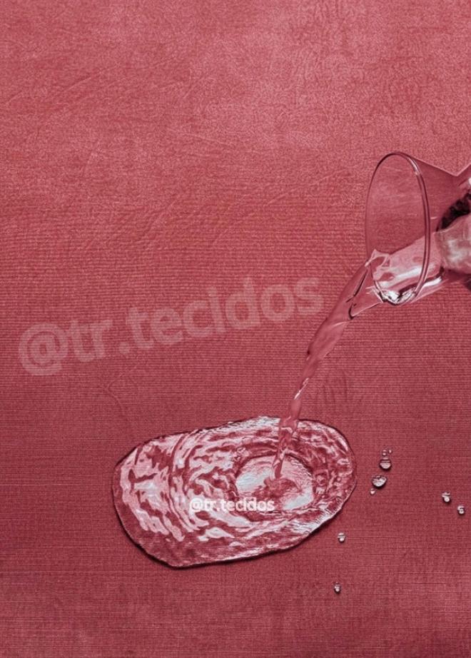 Tecido Impermeável Acqua Linea Sapucaia Marsala - 1,40m de Largura