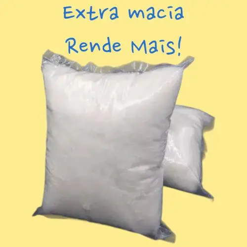 Enchimento Fibra Siliconada 1 Kg - Antialérgica - Imagem 2