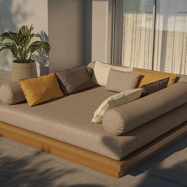Tecido Acquablock Impermeável Karsten para Estofado e Decoração Linhão Marrom - 1.40m largura - Imagem 4