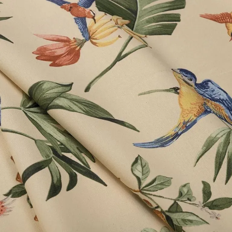 Tecido Acquablock Estampado Karsten Decor Impermeável Cor Papua Natural – 1,40m de Largura