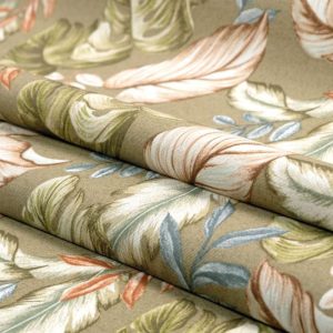 Tecido Acquablock Estampado Karsten Decor Impermeável Cor Samoa Bege – 1,40m de Largura